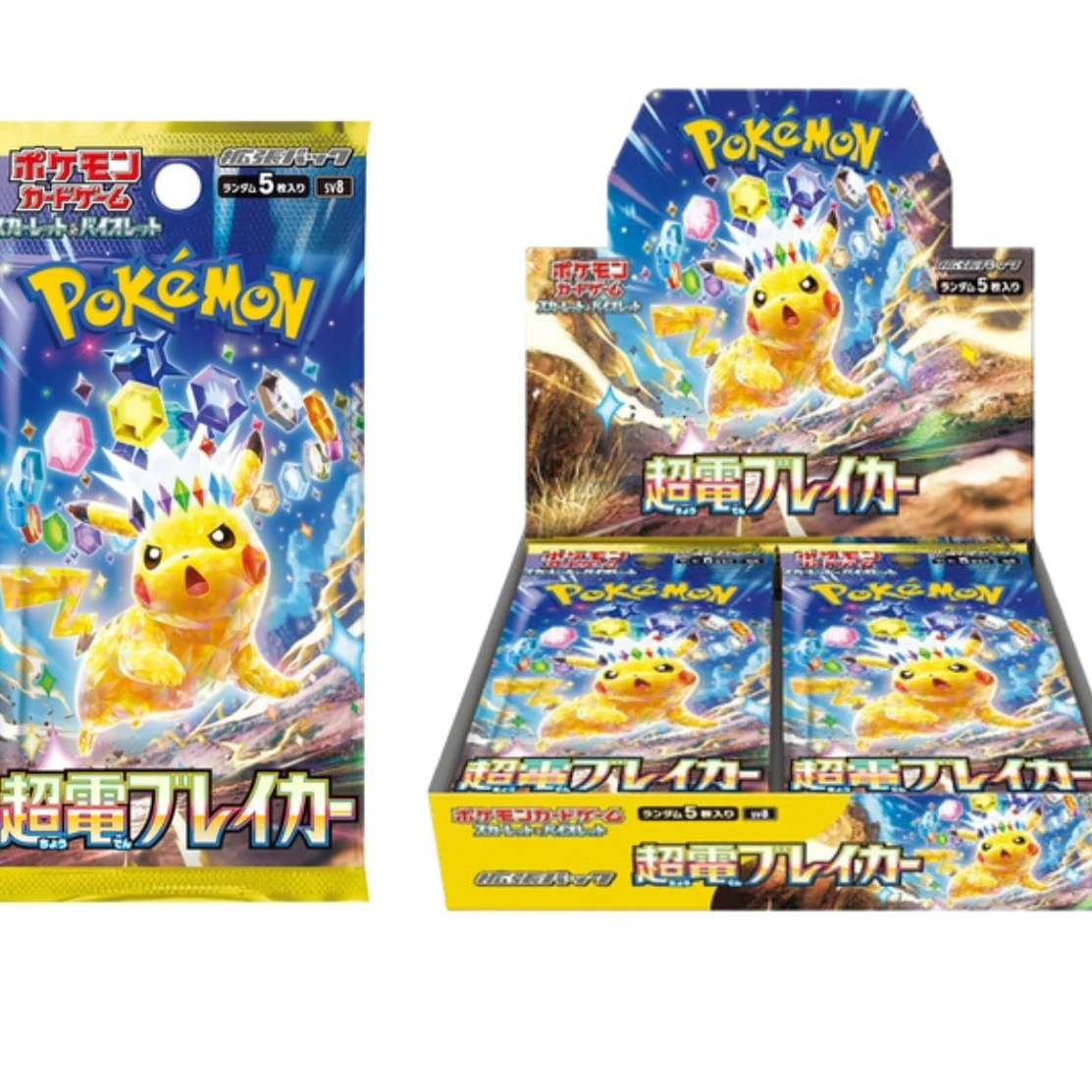 Scarlet & Violet Supercharged Breaker SV8 Booster Box