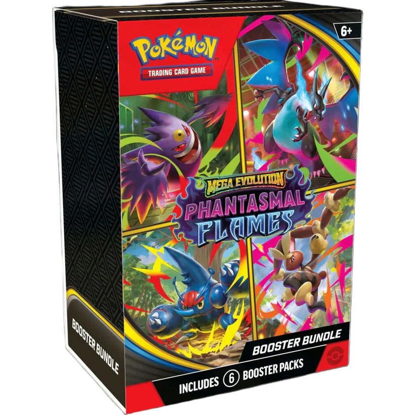 Pokémon TCG - Mega Evolution - Phantasmal Flames - Booster Bundle