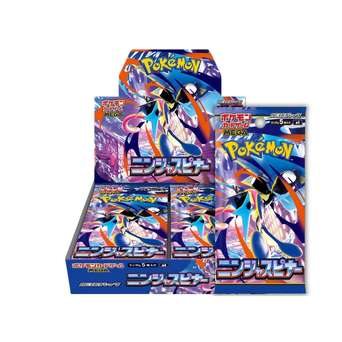 MEGA Expansion Ninja Spinner M4 Booster Box